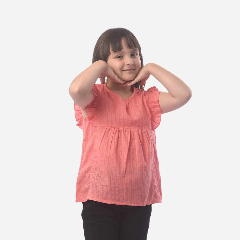 Blusa Essie Nansu Manga Cero Niña - 2x S/25.00