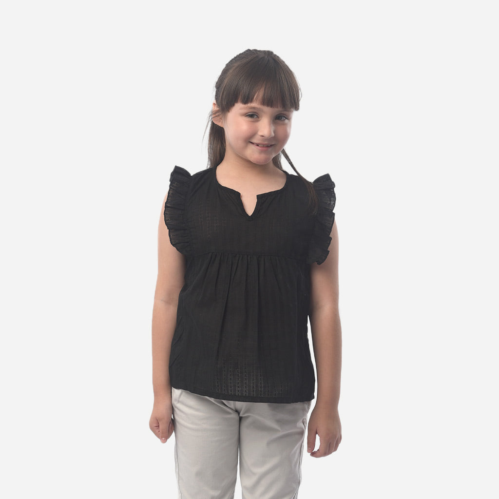 Blusa Essie Nansu Manga Cero Niña - 2x S/25.00