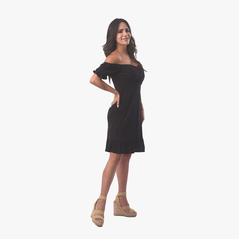¡NUEVO! - Vestido Ethiopia Viscosa Manga Corta Mujer