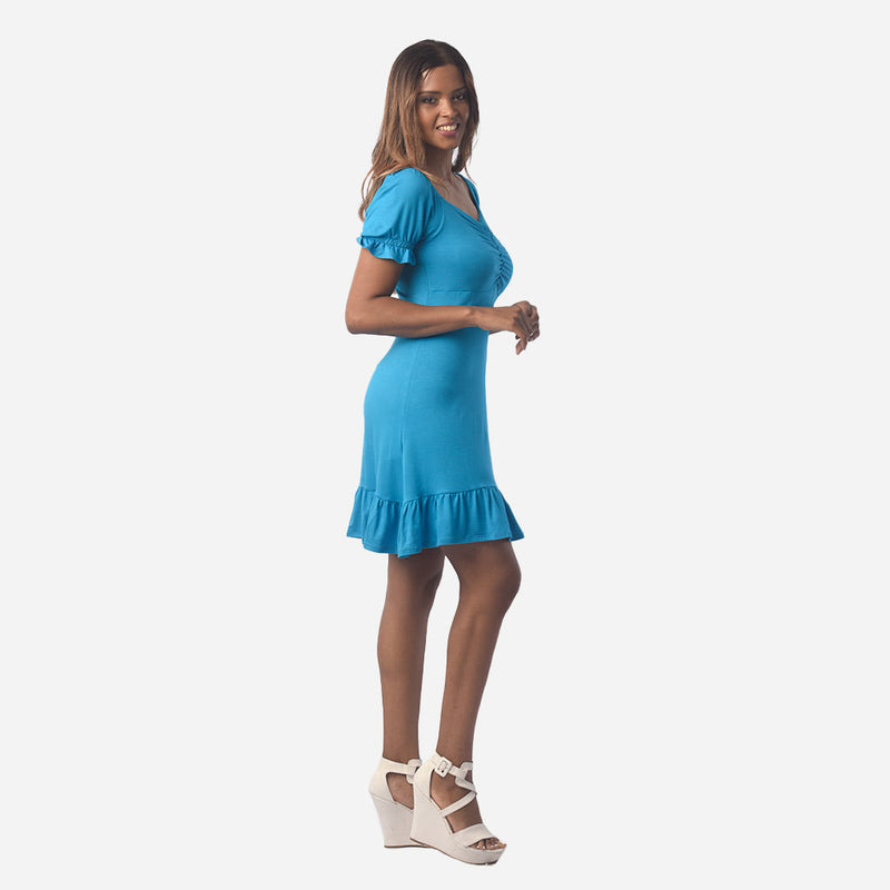 ¡NUEVO! - Vestido Ethiopia Viscosa Manga Corta Mujer