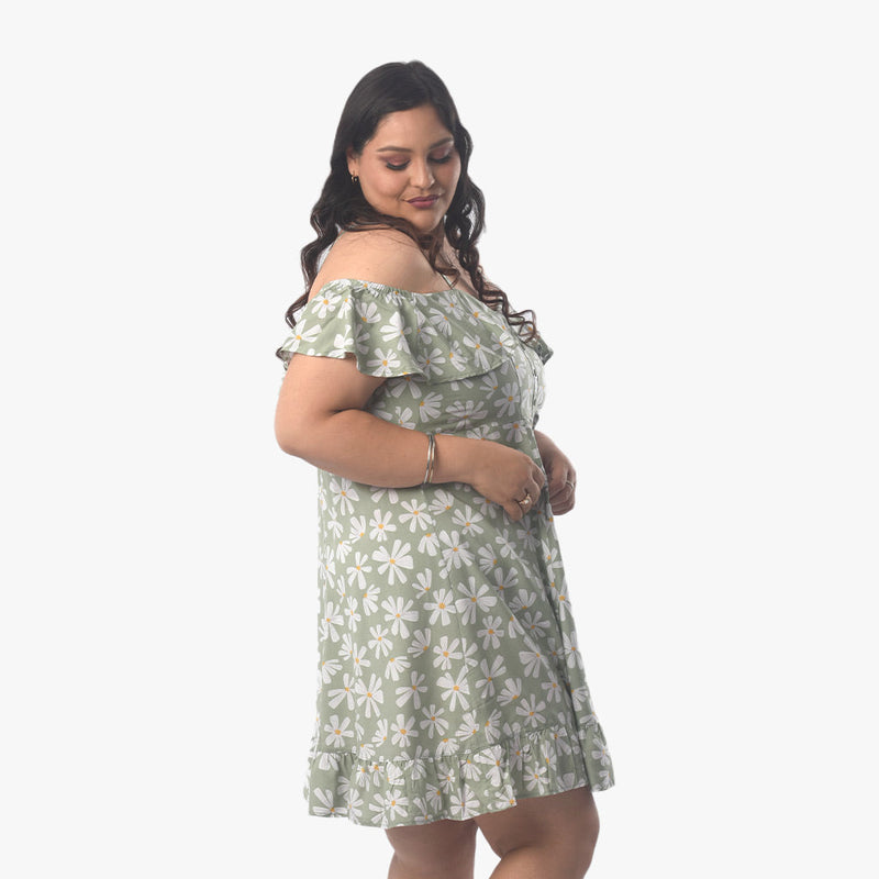¡NUEVO! - Vestido Magnolia Challis Manga Corta Mujer - 2x S/90.00 y 3x S/120.00