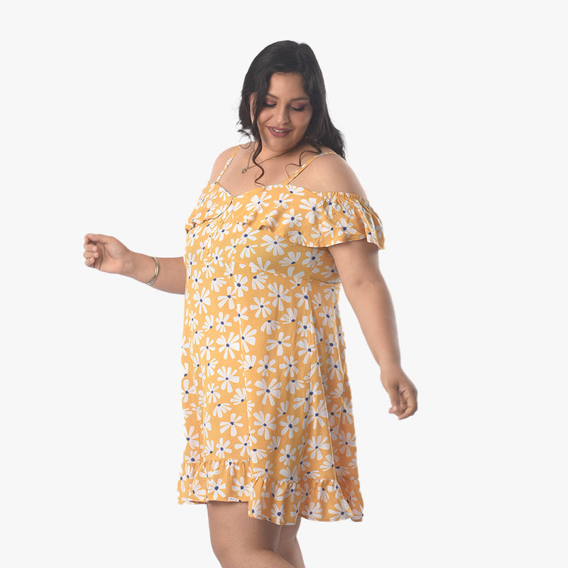 ¡NUEVO! - Vestido Magnolia Challis Manga Corta Mujer - 2x S/90.00 y 3x S/120.00