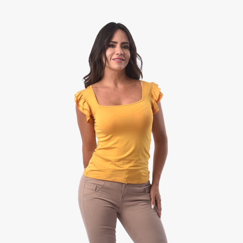 ¡NUEVO! - Polo Ethiopia Viscosa Manga Corta Mujer - 2x S/30.00