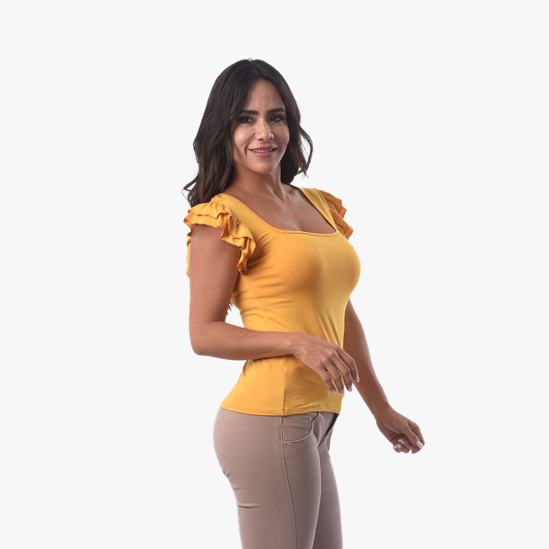 ¡NUEVO! - Polo Ethiopia Viscosa Manga Corta Mujer - 2x S/30.00