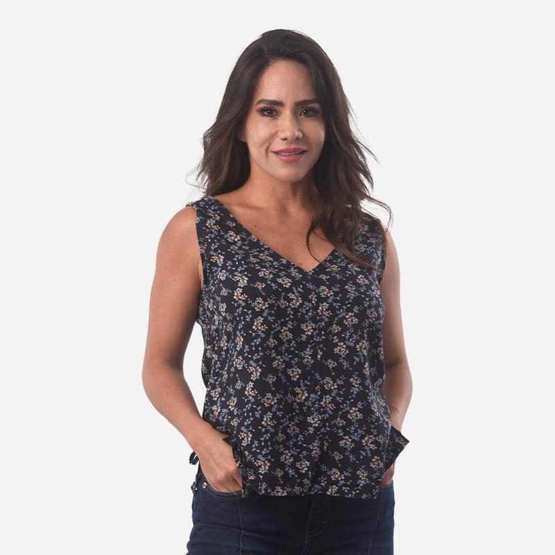 ¡NUEVO! - Blusa Ethiopia Chalis Manga Cero Mujer