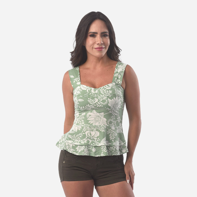 ¡NUEVO! - Blusa Ethiopia Chalis Manga Cero  Mujer
