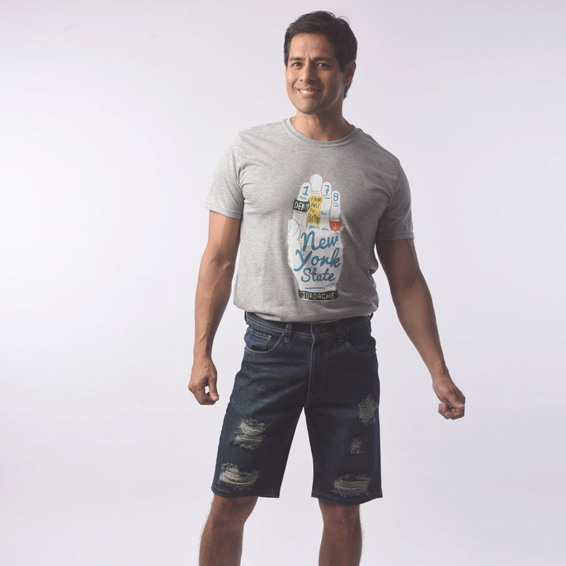 ¡NUEVO! - Bermuda Jordache Denim Rigido Hombre - 2x S/90.00 y 3x S/120.00
