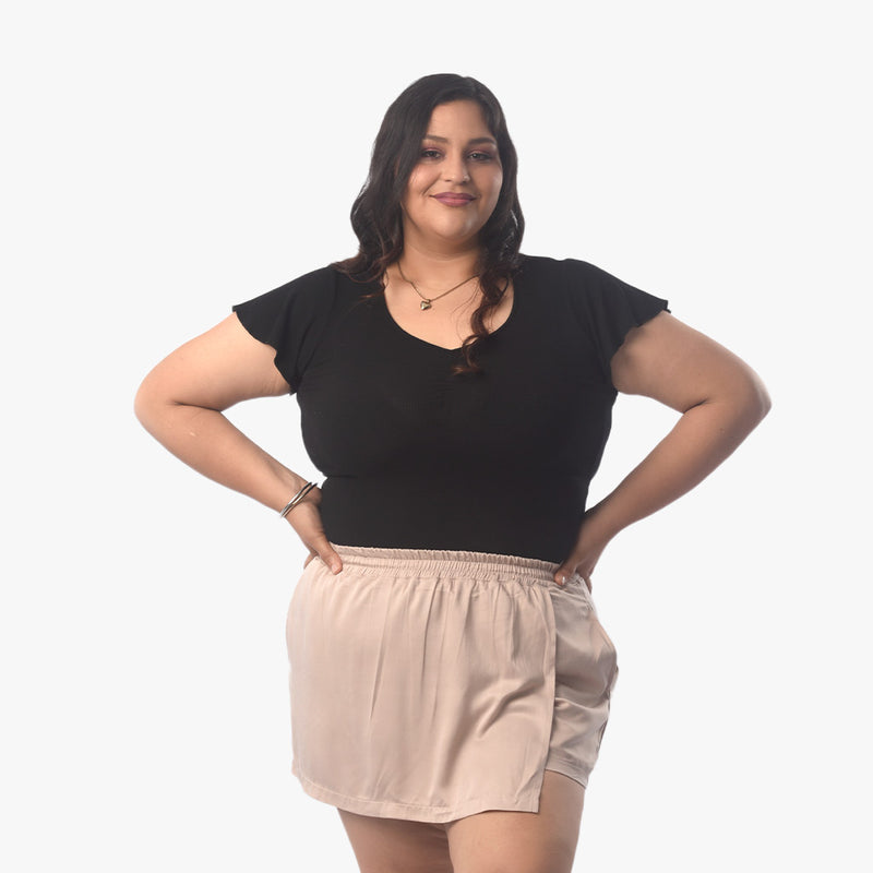 ¡NUEVO! - Short Magnolia Rayon Con Bolsillos Laterales Mujer - 2x S/75.00 y 3x S/90.00