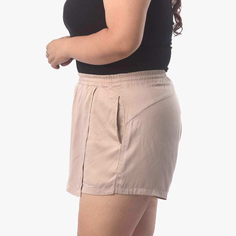 ¡NUEVO! - Short Magnolia Rayon Con Bolsillos Laterales Mujer - 2x S/75.00 y 3x S/90.00