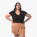 ¡NUEVO! - Short Magnolia Rayon Con Bolsillos Laterales Mujer - 2x S/75.00 y 3x S/90.00