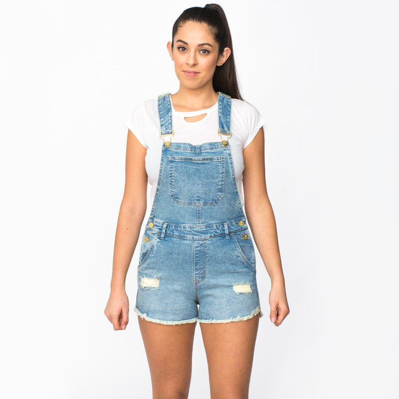 Overol Denim Confort Mujer - 2x S/90.00