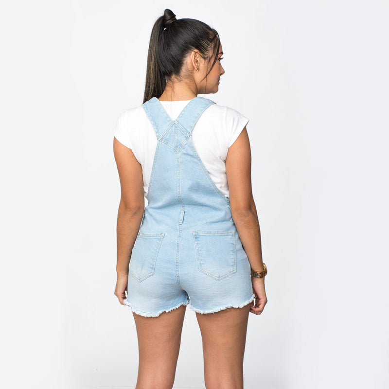 Overol Denim Confort Mujer - 2x S/90.00