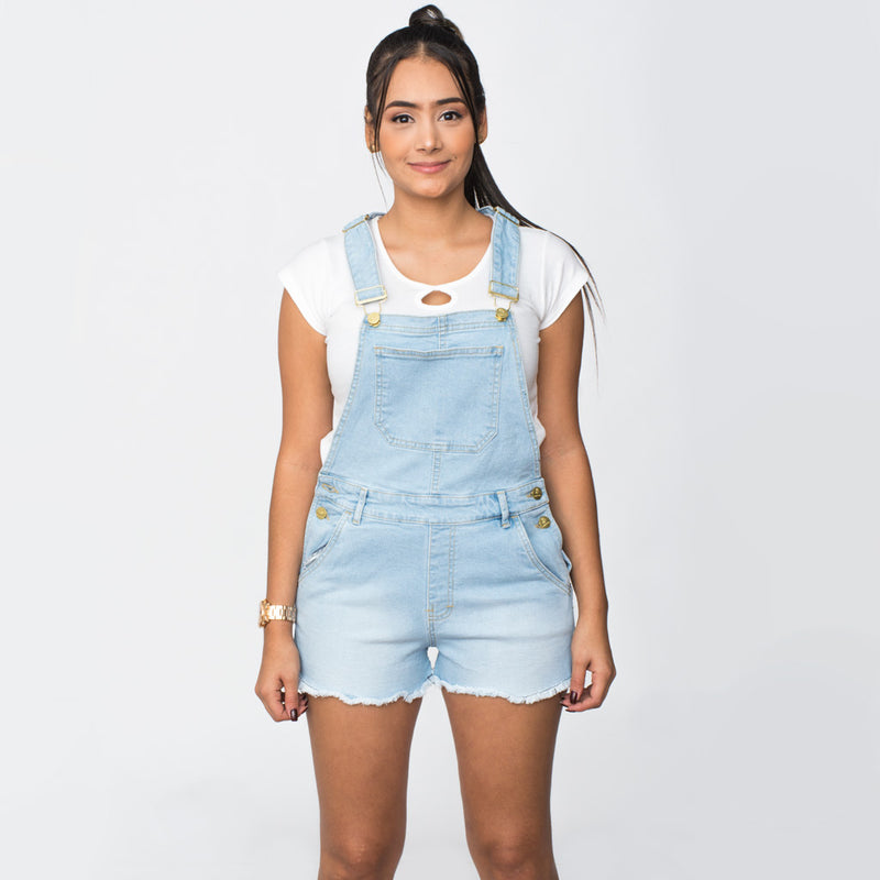 Overol Denim Confort Mujer - 2x S/90.00
