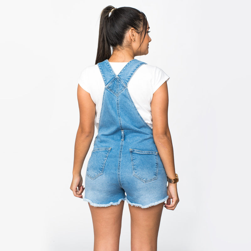 Overol Denim Confort Mujer - 2x S/90.00