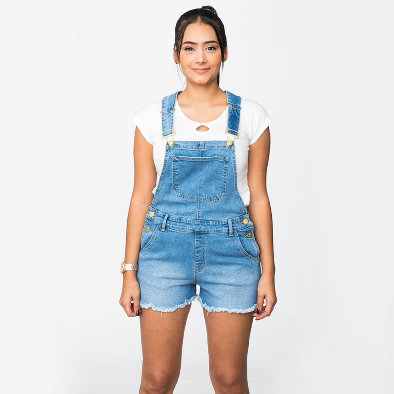 Overol Denim Confort Mujer - 2x S/90.00