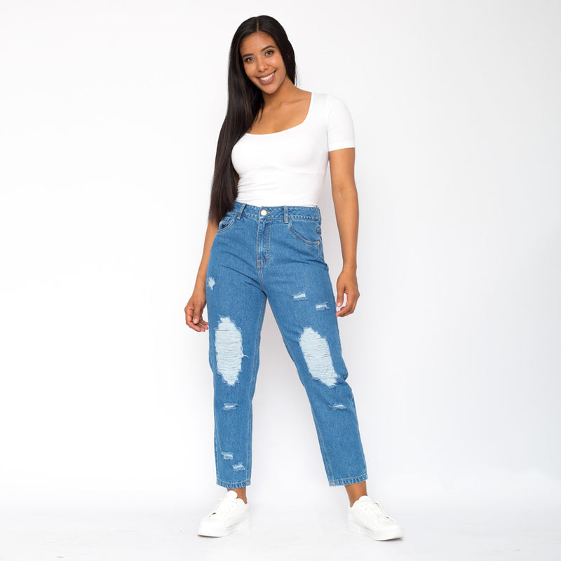 Jean Mom Jean Rígido - S/39.90