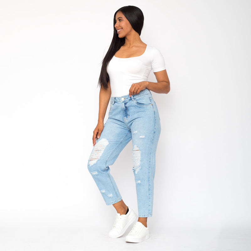 Jean Mom Jean Rígido - S/39.90