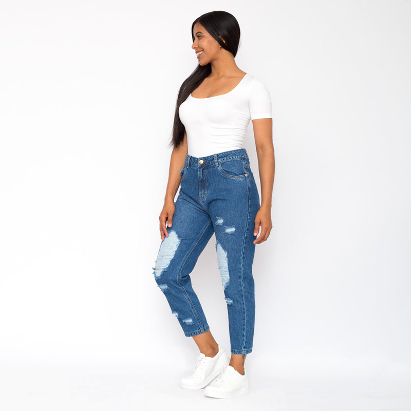 Jean Mom Jean Rígido - S/39.90