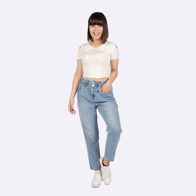 Jean Ethiopia Denim Rígido Mujer - S/39.90