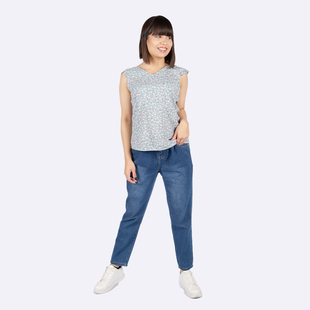 Pantalón Ethiopia Denim Rígido Mujer - 2x S/90.00