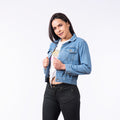 Casaca Ethiopia Denim Rígido Mujer - 2x S/130.00