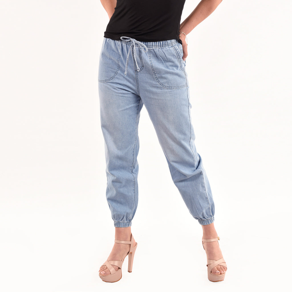 Jogger Ethiopia Denim Rígido Mujer - 2x S/110.00 y 3x S/150.00