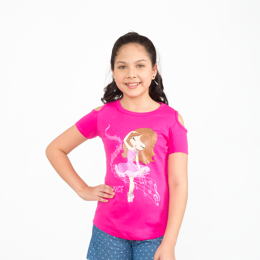 Polo Q Kianky Manga Corta Niña - S/9.90
