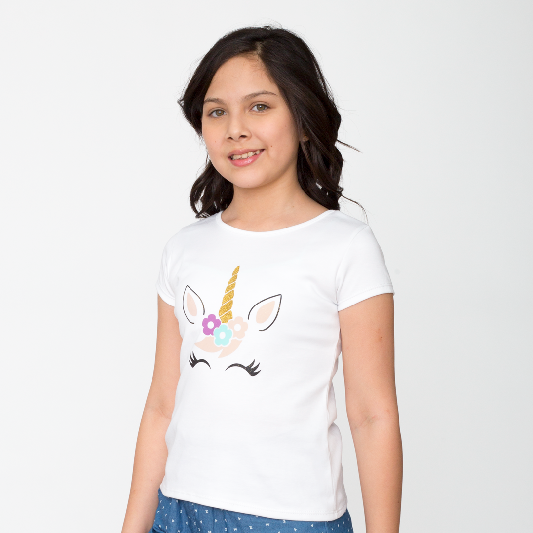 Polo Jades Manga Corta Niña - S/9.90