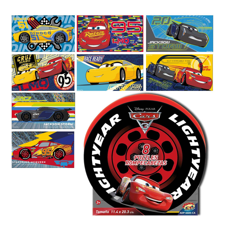 Caja Rueda 8 Puzzles 12 Pcs - S/19.90
