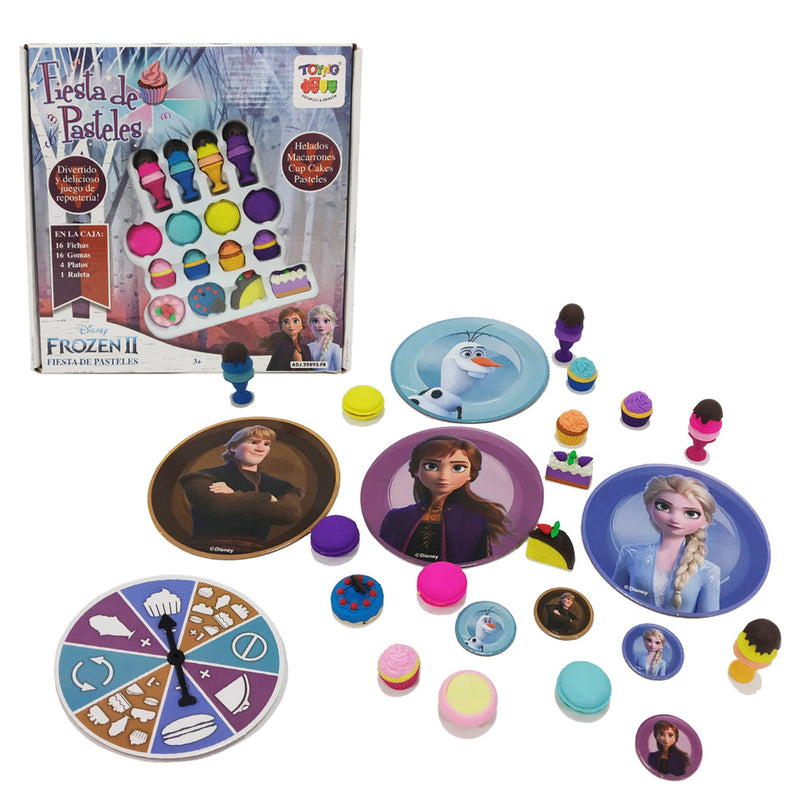 Juego Didáctico Fiestas De Pasteles Frozen - S/24.90