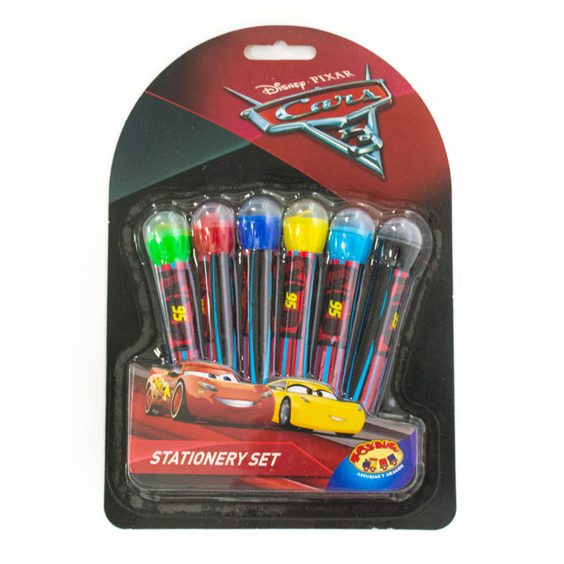 Set Plumones Cars Niño - S/3.50