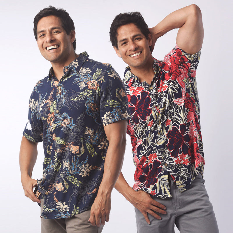 ¡NUEVO! - Camisa Chiemsee Challis Manga Corta Hombre - S/19.90