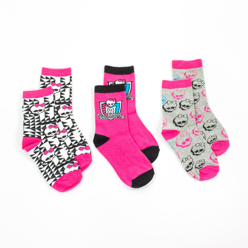 Pack x 3 Pares De Medias Monster High Niña - S/5.00