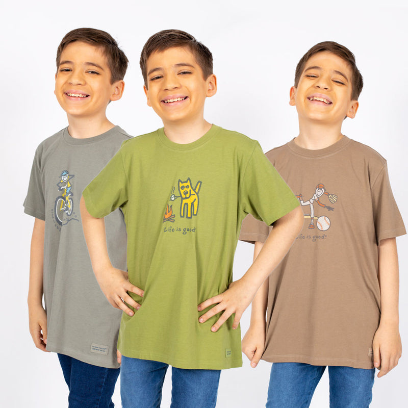 Pack Sorpresa x 3 Polos Manga Corta Niño - 1 Pack x S/30.00