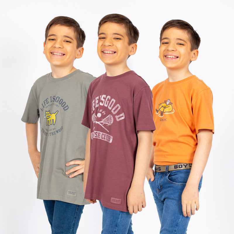 Pack Sorpresa x 3 Polos Manga Corta Niño - 1 Pack x S/30.00