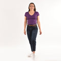 Jean Boyfriend Denim Rígido - 2x S/55.00