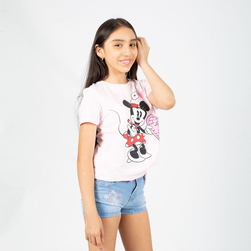 Polo Minnie Mouse Manga Corta Niña - 2x S/45.00 y 3x S/60.00