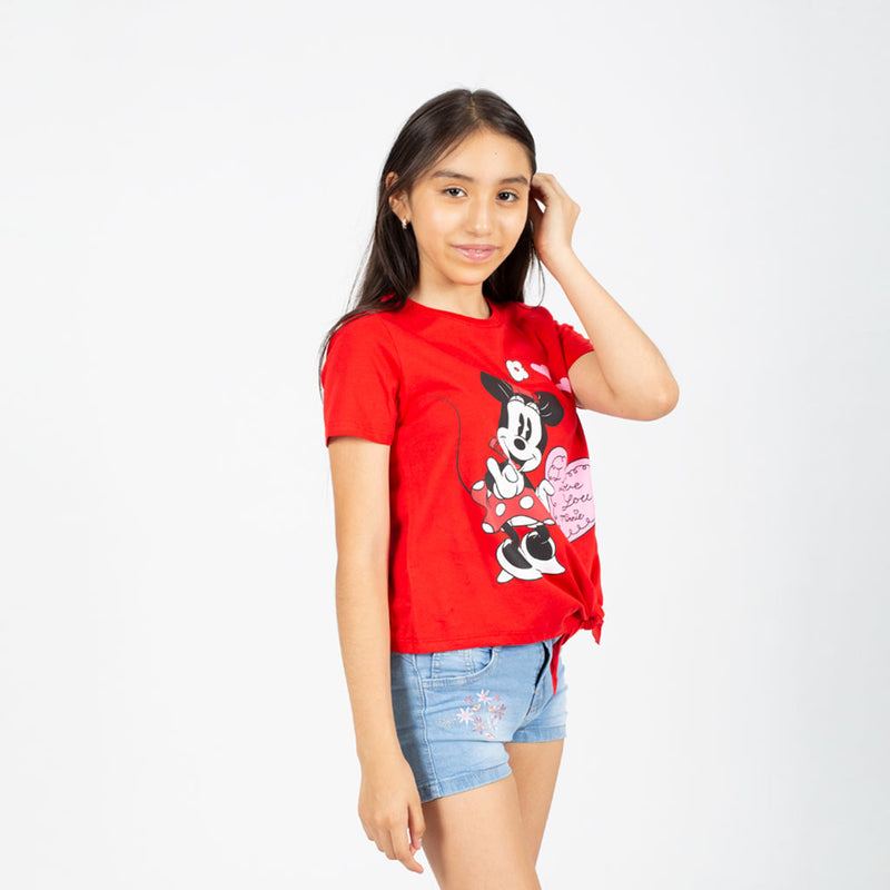 Polo Minnie Mouse Manga Corta Niña - 2x S/45.00 y 3x S/60.00