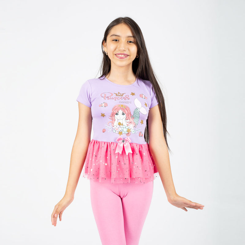 Polivestido Zaraith Manga Corta Niña - 2x S/35.00