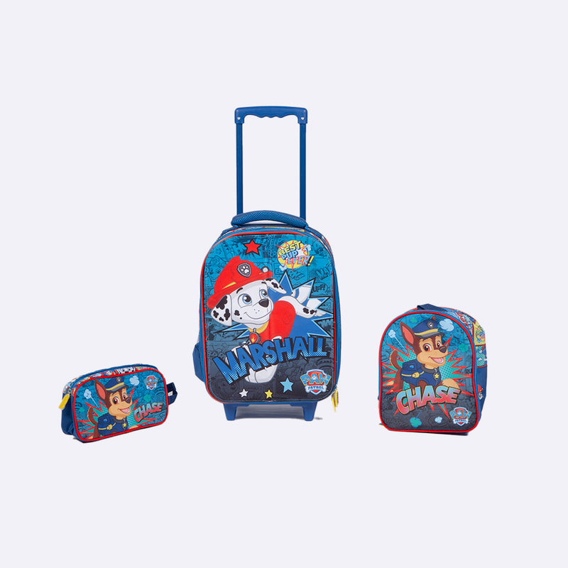 Maleta Paw Patrol + Lonchera + Cartuchera - Set Escolar - S/127.30