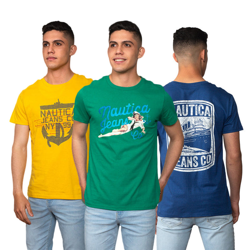 Pack Sorpresa x 3 Polos de Exportación Nautica  - 1 Pack x S/90.00