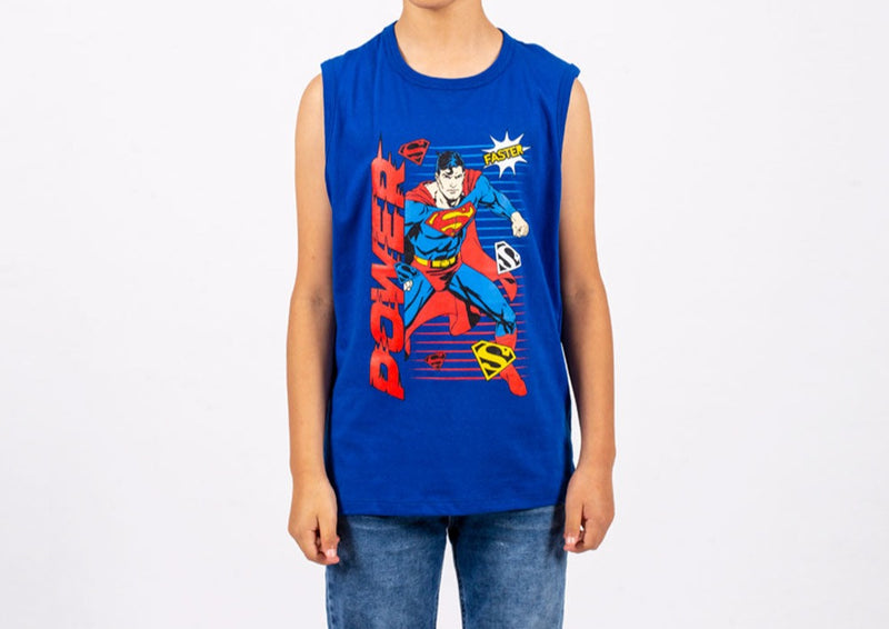 Polo Superman Manga Cero Niño - 2x S/35.00