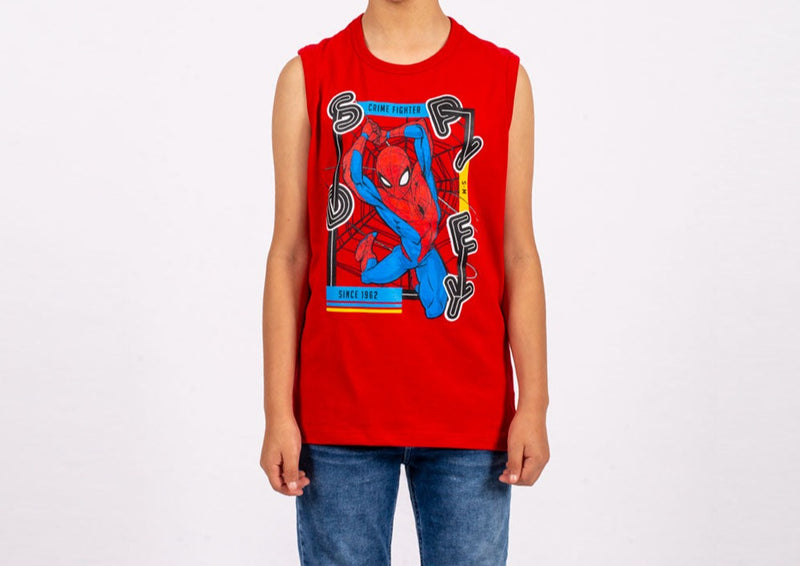 Polo Spiderman Manga Cero Niño - 2x S/35.00
